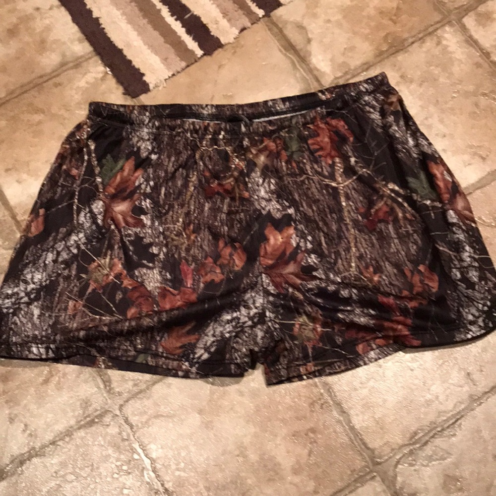 Camo pajama shorts